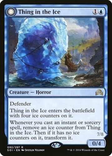 Magic Mtg Thing In The Ice - Shadows Over Innistrad