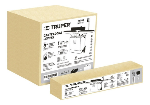 Canteadora 8 De 1120 W (1-1/2 Hp) Truper 16288