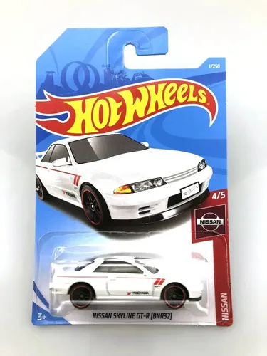 2026 Hot! Hot Wheels 19 Nissan Skyline Gt-r Bnr32 Branco Kou