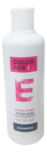 Shampoo Color Age  Control Cabello Teñido Extra Acido 1000ml