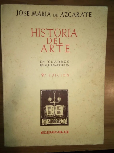 Libro Historia Del Arte José María De Azcarate