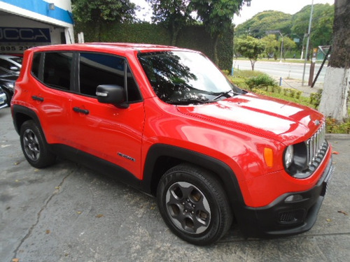 Renegade Sport 1.8 Automática 2016 Vermelha Flex Completa