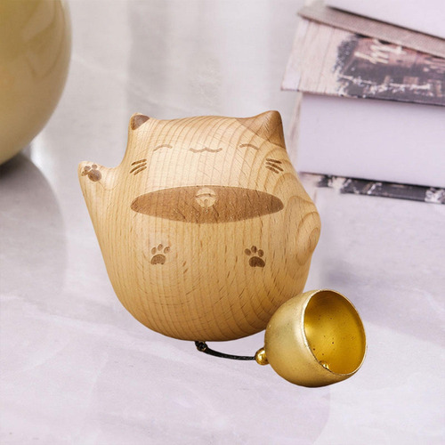 Timbre Decorativo De Madera Para , Timbre Colgante Con