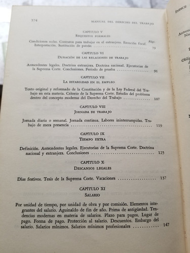 A0 Manual De Derecho Del Trabajo 8.a Ed. Euquerio Guerrero (Usado)
