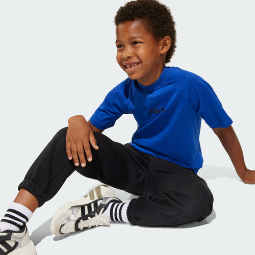 Playera adidas Casual Essentials Niños Azul Je1377