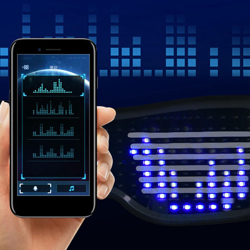 Bluetooth Led Ojo Gafas App Control Para Raves Diversión