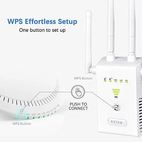 Router Netvip Ac1200mbps Repetidor Wifi Superbooster De Dobl