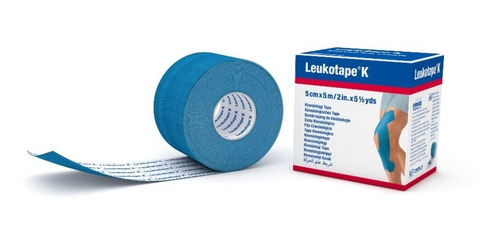 Leukotape K 5cm X 5m Neuromuscular Elasticado Color Azul