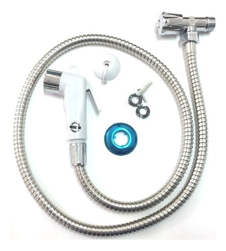 Kit 3 Ducha Higiênica Chuveirinho 1,20m Inox Liege