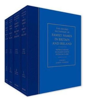 The Oxford Dictionary Of Family Names In Britain And Irel...