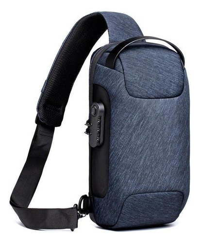 Bolso De Hombro Para Hombre Bolsa De Mensajero Recargable Us