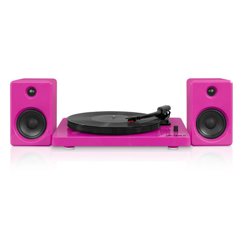 Victrola Itut-420 Pink Tornamesa 3 Speed Parlante Bluetooth