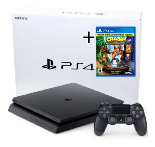 Ps4 Slim 1tb Nueva + Crash Bandicoot Fisico Juegosya! 