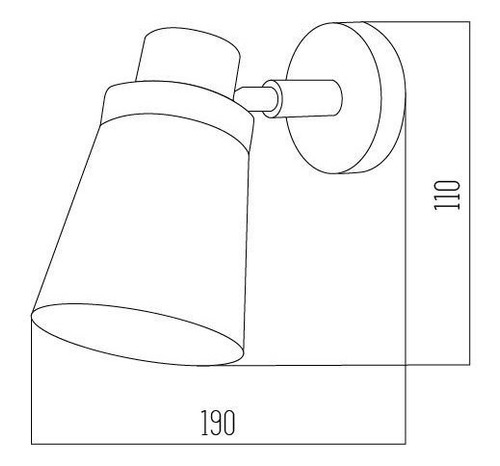 Imagen 3 de 7 de Lampara Pared Spot Loto Negro Nordico Diseño Madera Leuk