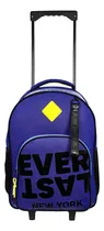 Comprar Mochilas Carro Escolares Con Ruedas Nena Niña Rueditas Color Everlast Azul 27694