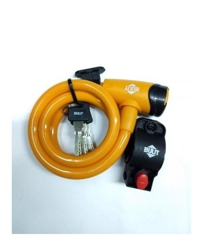 Imagen 3 de 5 de Linga Acero Seguridad Bulit 12 Mm X 1 Metro 2 Llaves Soporte