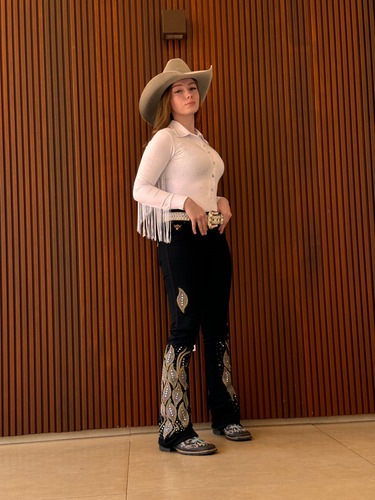 Body Country West C. Feminino Eletrohorse Com Franja.