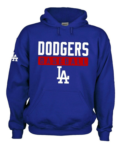 Sudadera Capucha Dodgers De Los Angeles Baseball Mlb Mod. L