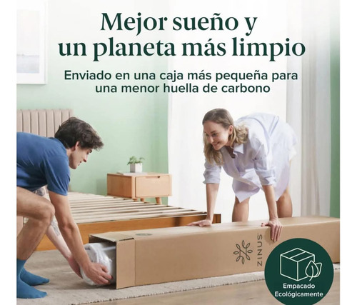 Colchón De Memory Foam Queen Marca Zinus
