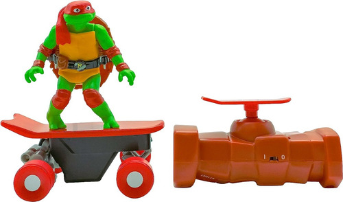 Las Tortugas Ninja Raphael En Skate A Control Remoto M4e 