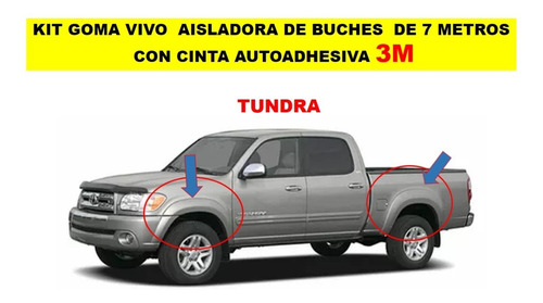 Imagen 6 de 7 de Kit Goma Aisladora Buches Toyota 4500, Tacoma, Tundra 7mtrs