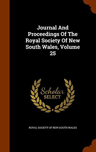 Journal And Proceedings Of The Royal Society Of New South Wa