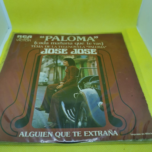 Disco 45 Rpm:jose Jose- Paloma