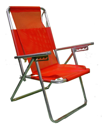 Sillon Reposera Sousa Alto Alum 1 PuLG 5 Pos Coversol Kit X2