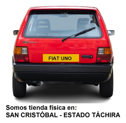 Vidrio Trasero Fiat Uno Con Térmico 1987-1989 Nuevo