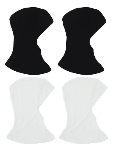 4x Gorro Hijab De Algodón For Mujer, Bufanda For Cabeza Mu