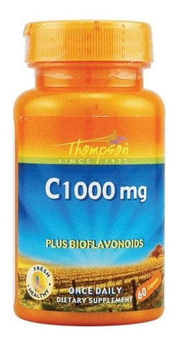 Vitamina C Plus Con Bioflanovoides 1000mg 60 Cápsulas 