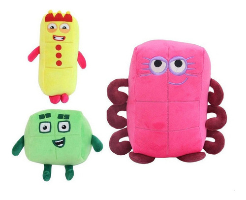 Muñeco De Peluche De Numberblocks, Juguete Educativo