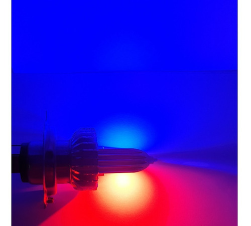 Ampolleta Para Moto H-4 Led Tri Color Y Strobo