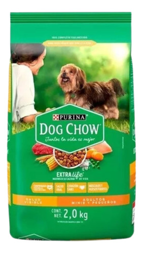 Alimento Dog Chow Adulto Raza Pequeña 8kg - Ttbrothers 