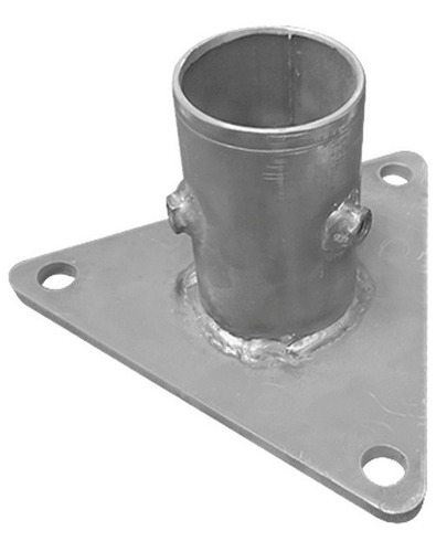 Base Triangular Para Mástil De 1  A 2  Con Opresores.