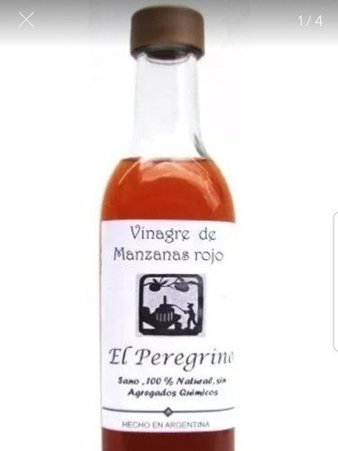 Vinagre De Manzana Orgánico El Peregrino