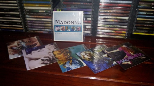 Cd Madonna Original Album Series 5 Cds Box Mini Vinil Novo
