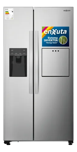 Heladera con freezer inverter Enxuta RENX16600I color acero inoxidable con capacidad de 532L 220V