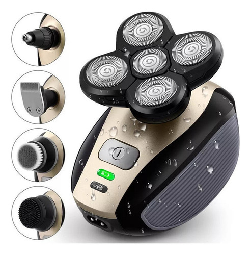 Afeitadora Eléctrica 4d De 5 Cabezales En 1 For Hombres,