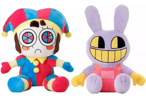 2 El Increíble Circo Digital Pomni Jax Muñeca Peluche Jugue Color Rabbit+clown