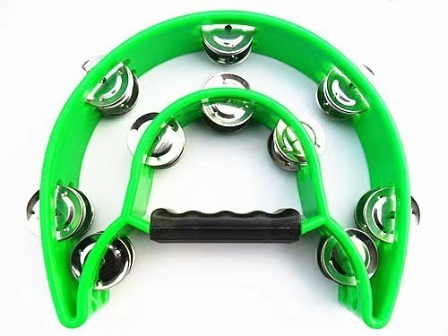 Panderetas Media Luna Doble 10 Chapas Tambourine California