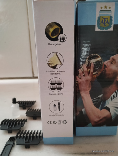 Regalo Día Del Padre Corta Pelo Messi Edición Limitada Usb Dorado