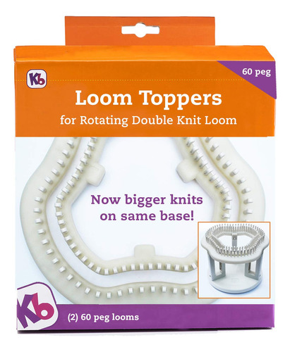 Authentic Knitting Board Toppers De 60 Clavijas, Uso Con Ro.