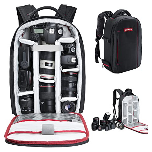 Beschoi Camera Backpack,camera Bag Para Fotógrafos A Dtnph