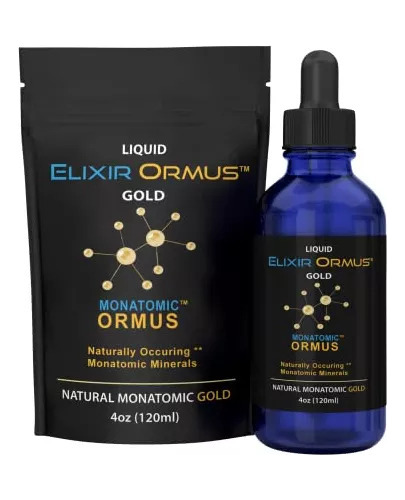 Elixir Ormus - 4oz - Oro Monoatámico - Maná, Ayuda De 836cw