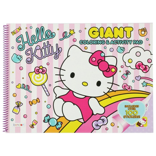 Libro Páginas Gigantes Colorear & Actividades Hello Kitty