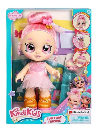 Muñeca Shopkins Kindi Kids Pirouetta Bailarina C/accesorios