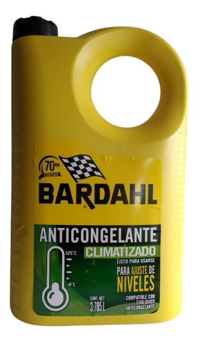 Anticongelante Bardahl Climatizado Listo Para Usar / 3.785 L