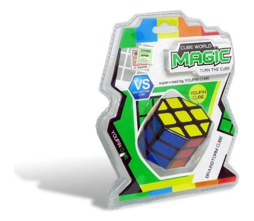 Imagen 1 de 1 de Cube World Magic Cubo Magico Octogonal O Barrel 3x3 Jyj017 Color De La Estructura Negro