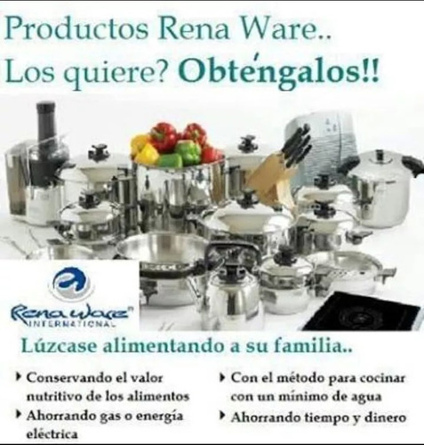 Rena Ware (gourmet 17 Piezas) + Filtro De Agua Cuota Inicial